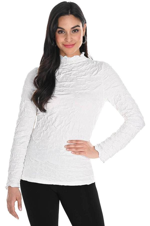Frank Lyman Off-White Pucker Top | Women's - $185.00 - View 1 of 2