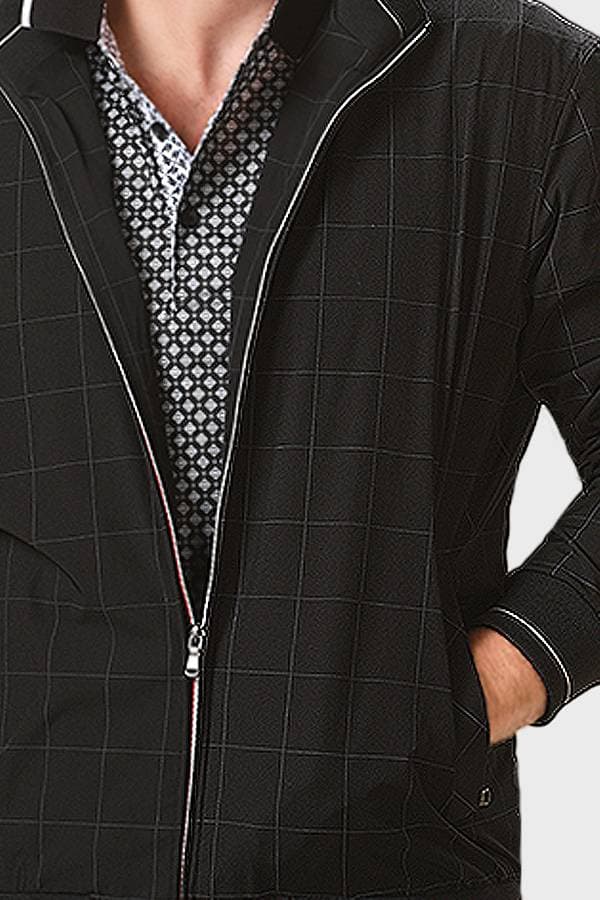 Black Zip Jacket | Men's - $295.00 - View 3 of 4