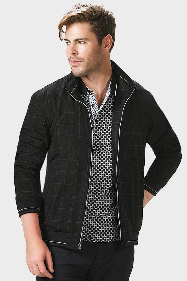 Black Zip Jacket | Men's - $295.00 - View 4 of 4
