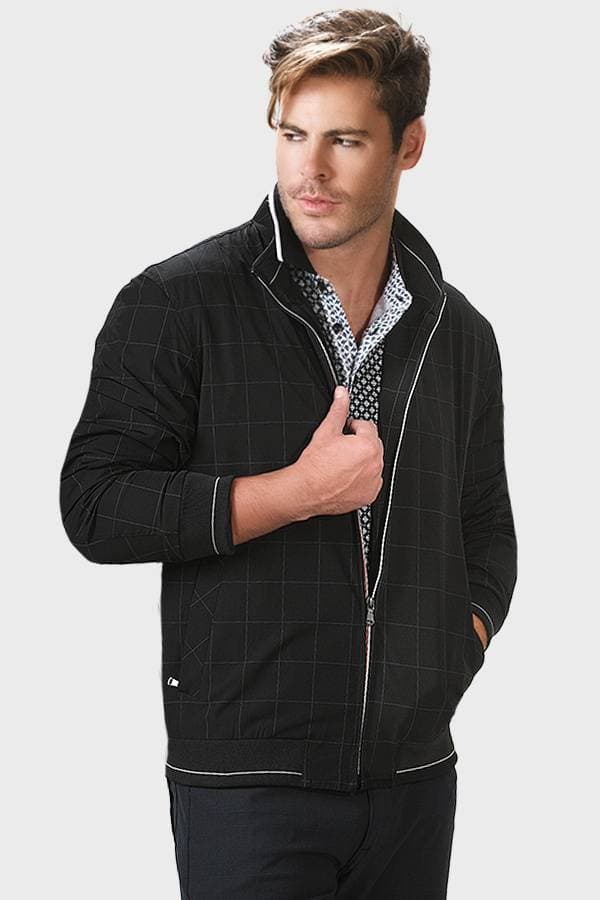 Black Zip Jacket | Men's - $295.00 - View 2 of 4