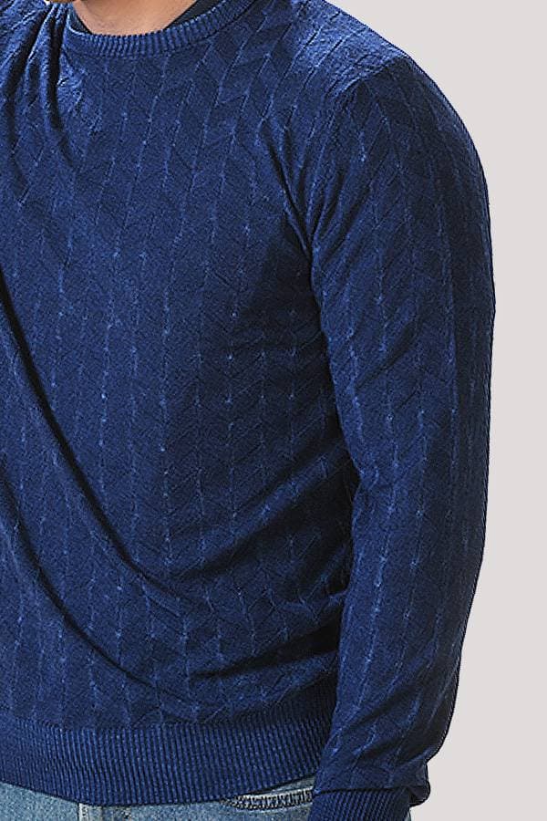 Blue Stripe Merino Sweater