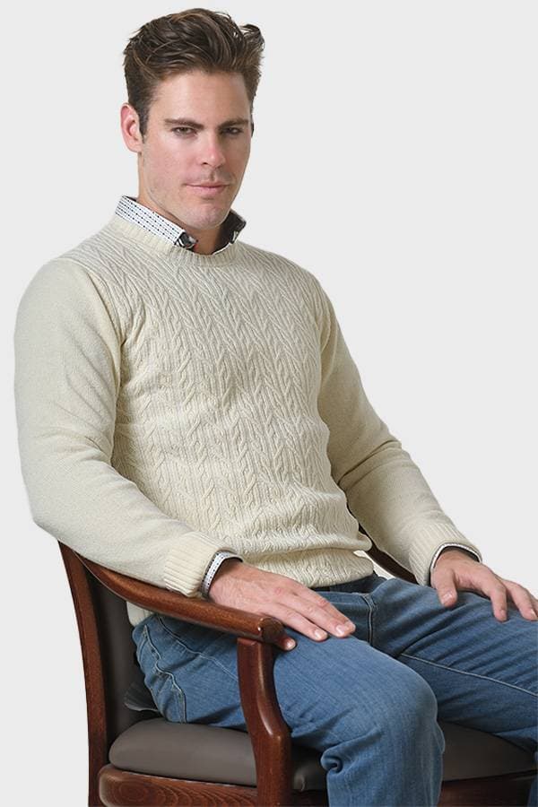 Knit Crew Neck Sweater - 29500 - Alternative view 2