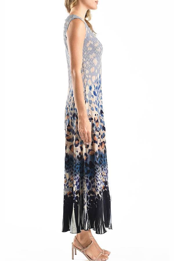 Blue Sky Leopard Long Dress | Komarov Dress | Women's - $395.00 - View 5 of 5