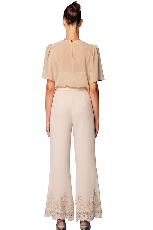 Beige Lace Blouse