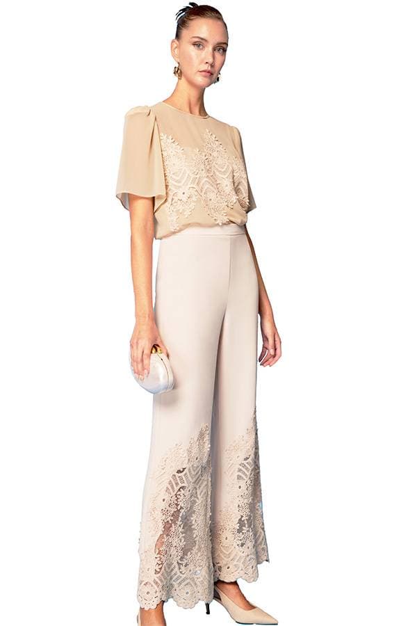 Beige Lace Blouse | Women's - $185.00 - View 6 of 6