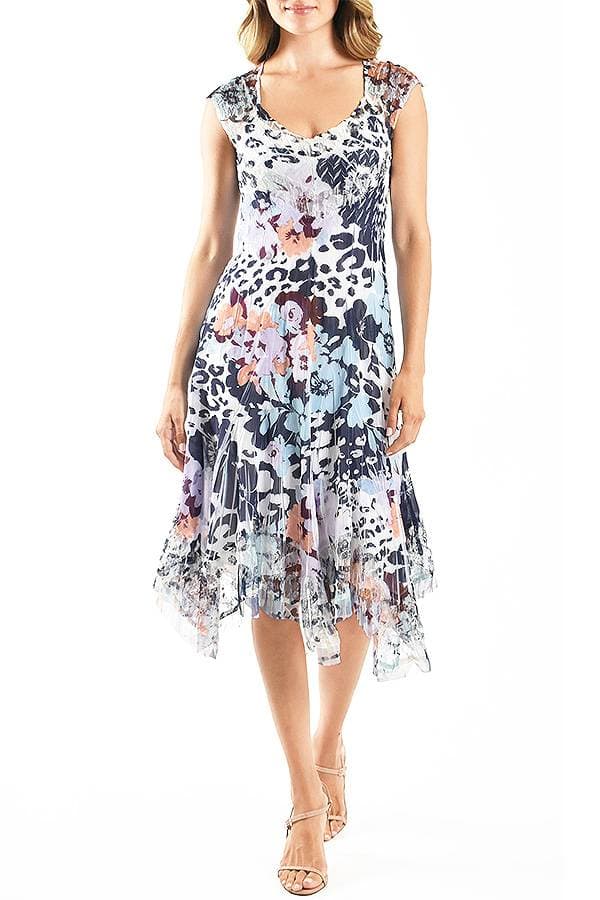 Floral Leo Print Dress - 39500 - Main product view