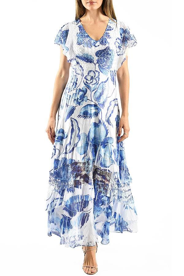 Hibiscus Print Dress - 44500 - Main product view