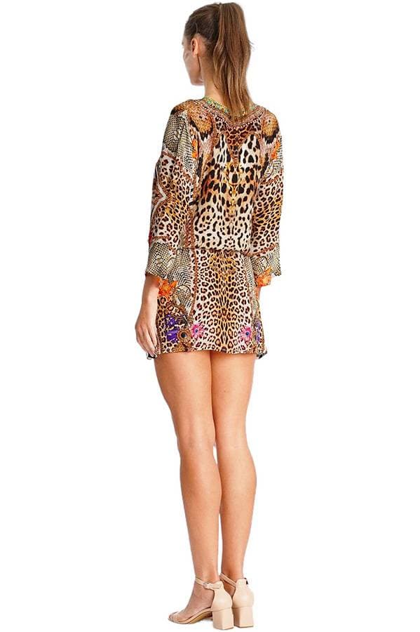 Animal Coverup Dress