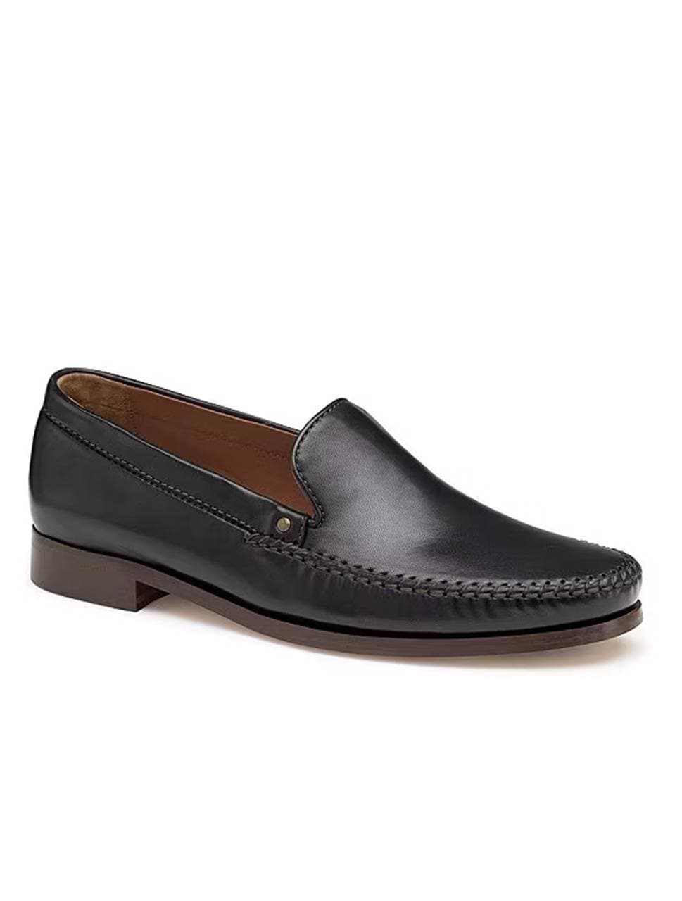 Black Sheepskin Leather Loafer - 24500 - Main product view
