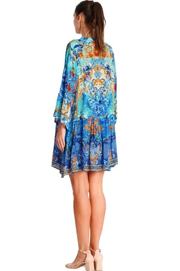Porcelain Print Dress Coverup - 26500 - Alternative view 2