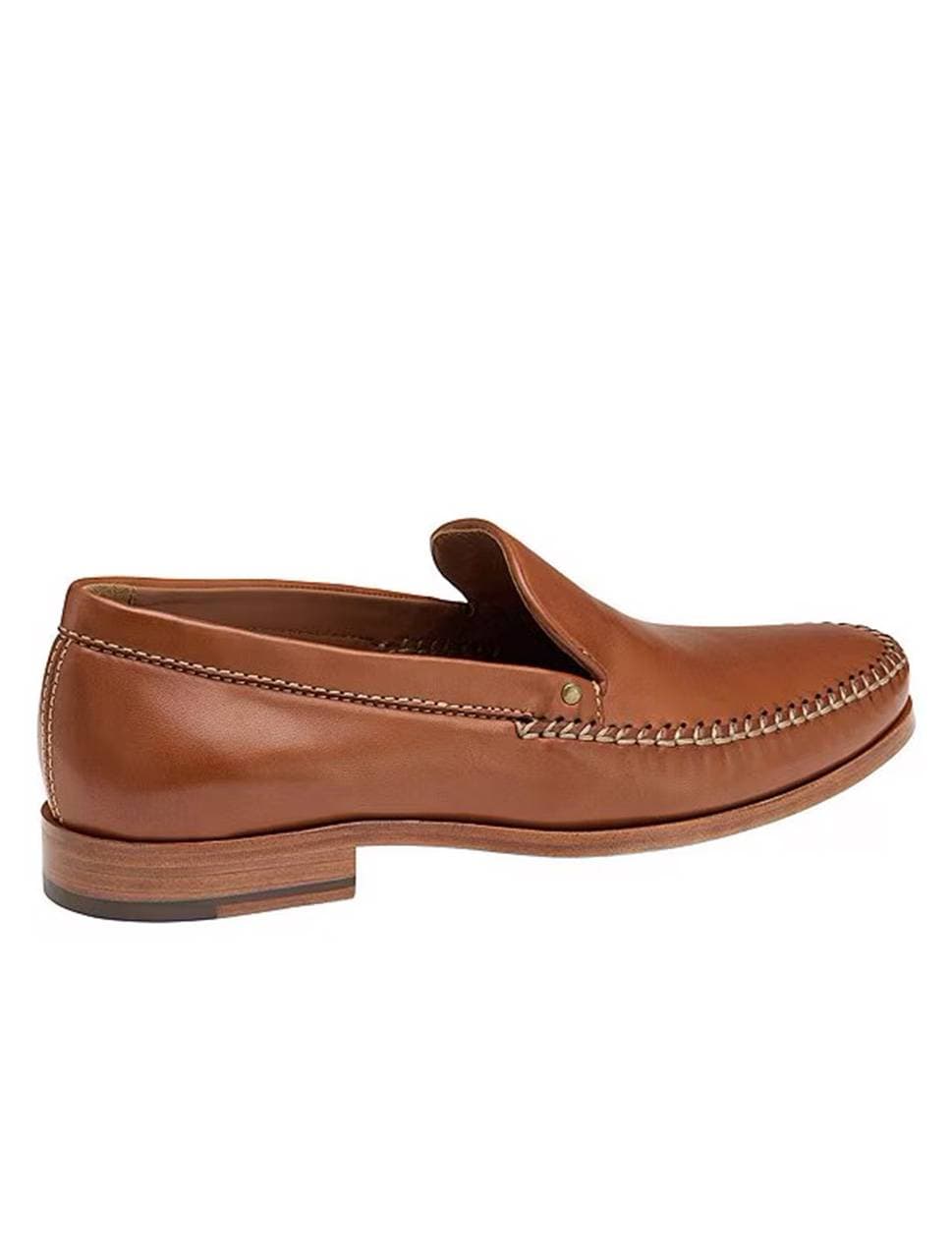 Cognac Sheepskin Leather Loafer