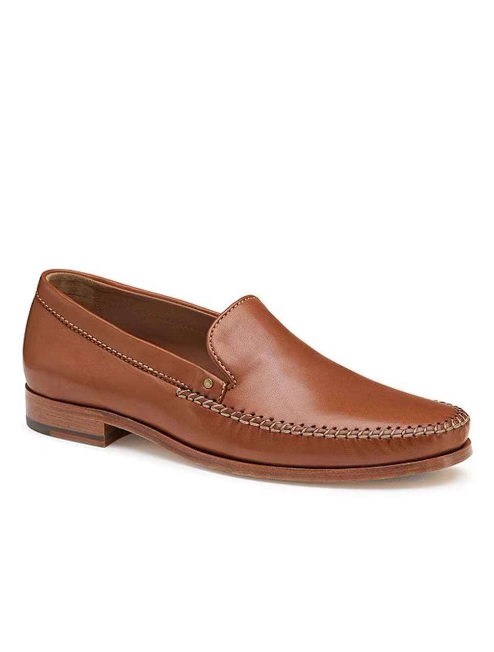 Cognac Sheepskin Leather Loafer - 24500 - Main product view
