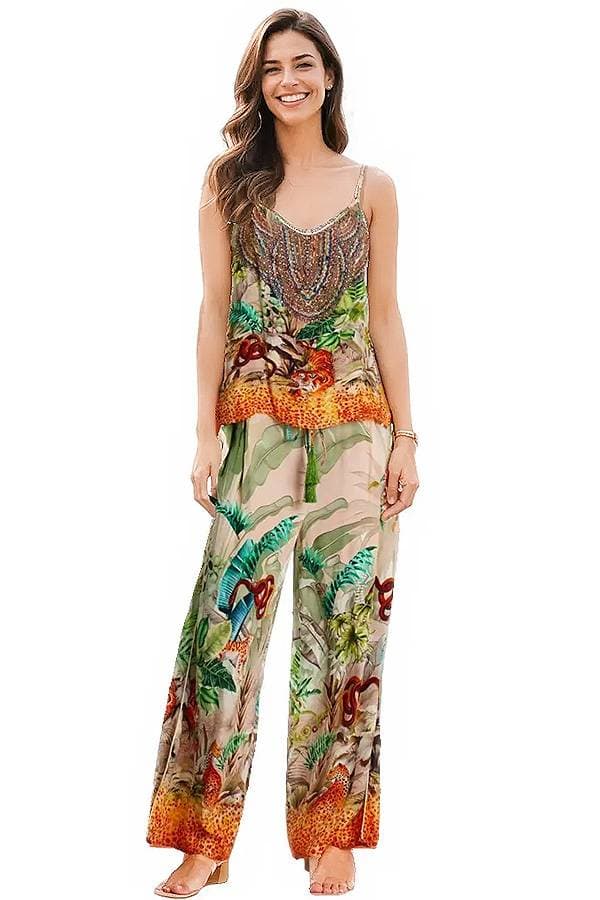 2pc Viscose Silk Pant Set - 26500 - Main product view