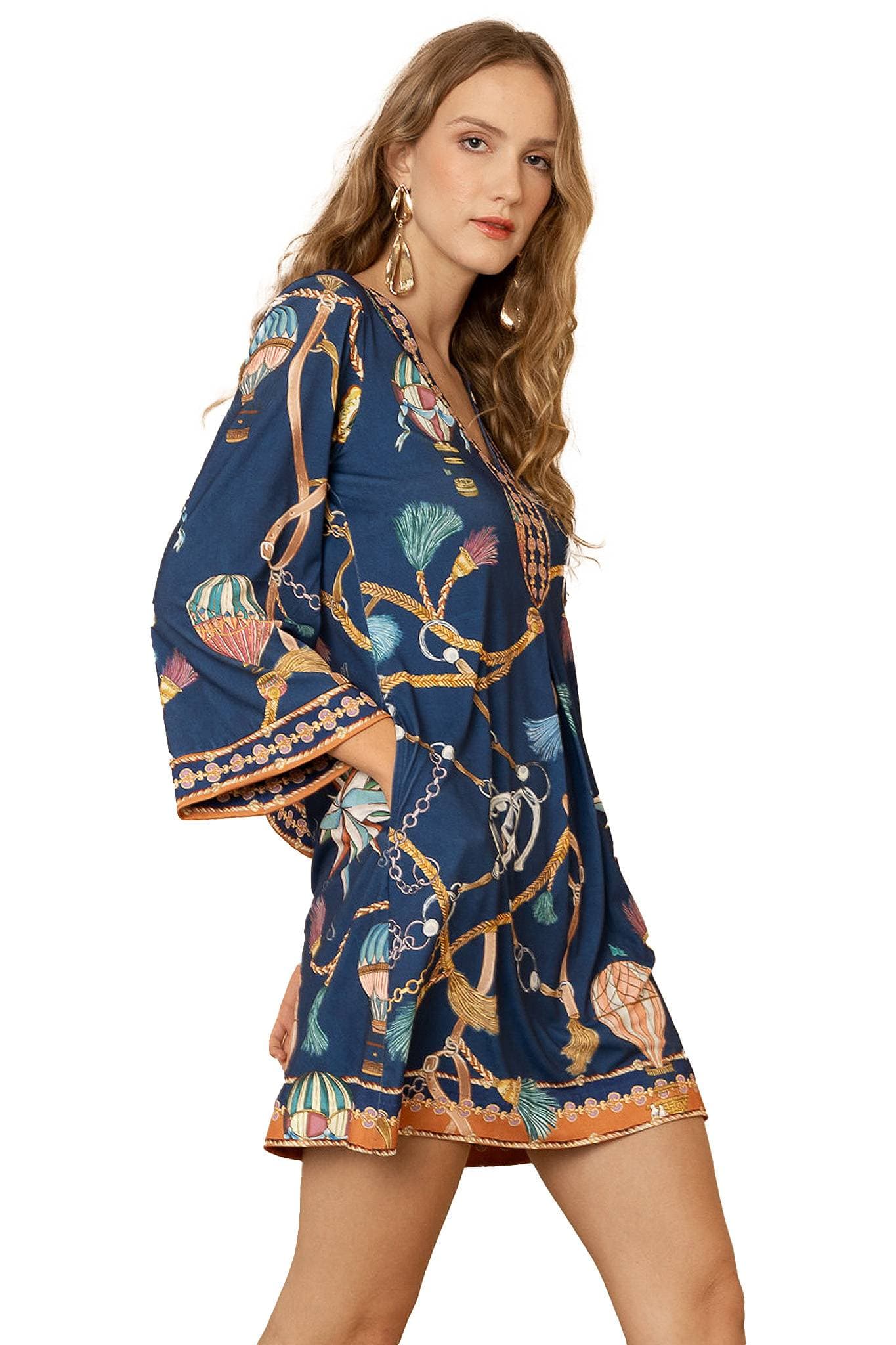 Hale Bob Chain Print Dress