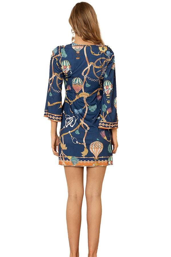 Hale Bob Chain Print Dress