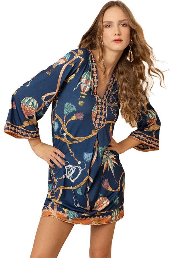 Hale Bob Chain Print Dress -  - View 3 of 4