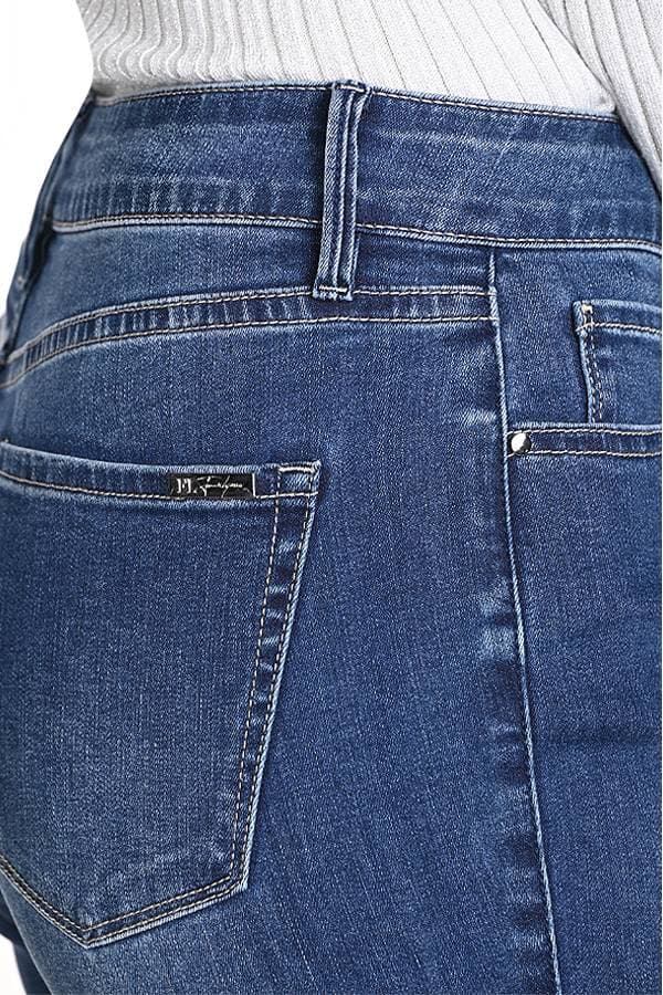 Frank Lyman Embroidered Denim Blue Pant - $245.00 - View 6 of 6