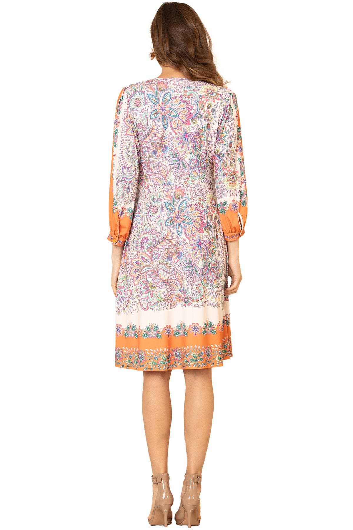 Flower Burst Print Dress