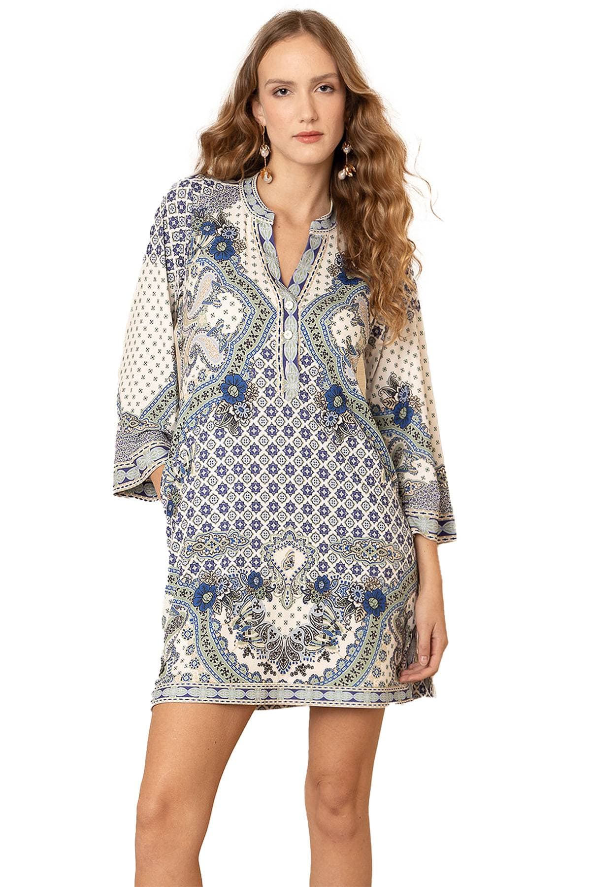 Medallion Print Dress