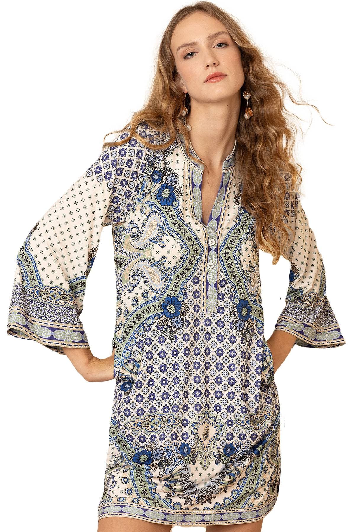 Medallion Print Dress -  - View 3 of 3