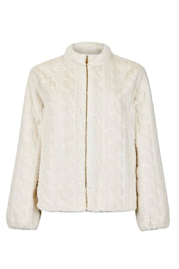 Faux Fur Cable Jacket
