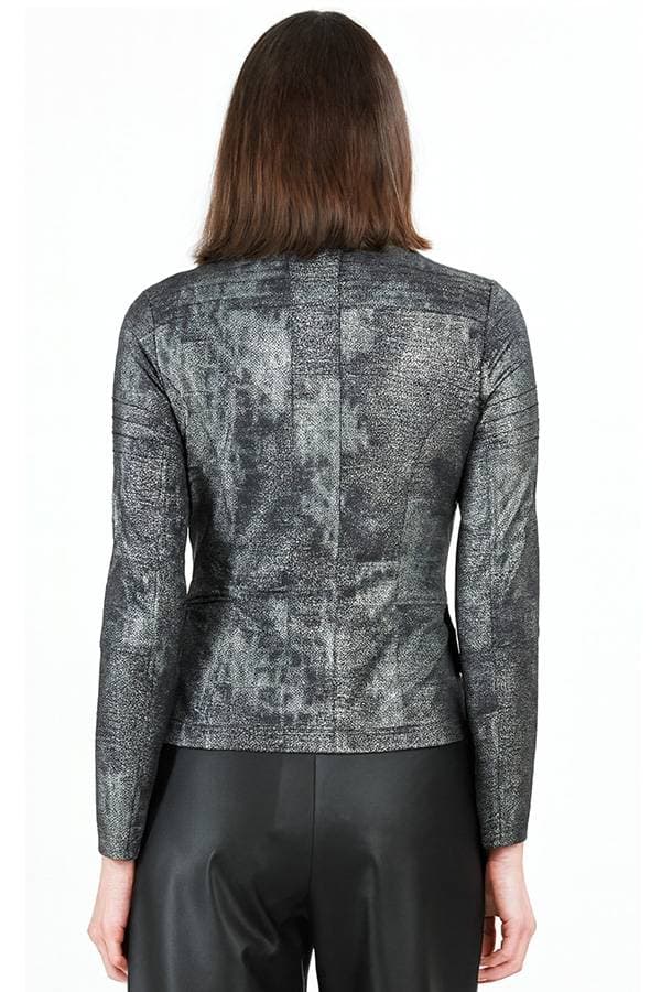 Gunmetal Moto Jacket -  - Alternative view 2