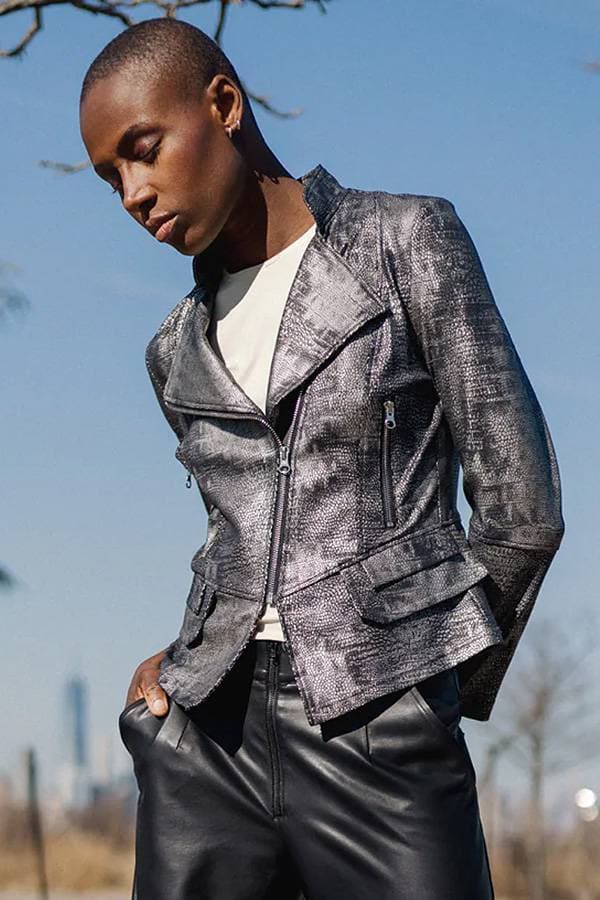 Gunmetal Gray Moto Jacket - $285.00 - View 5 of 5
