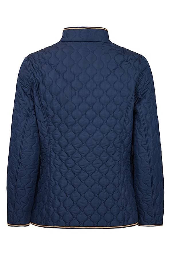 Reversible Navy Quilted Coat