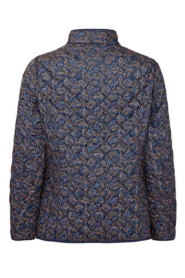 Reversible Navy Quilted Coat -  - Alternative view 2