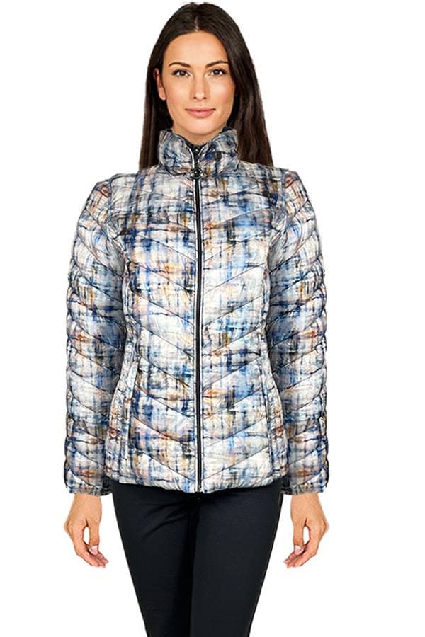 Reversible Watercolor Puffer Jacket