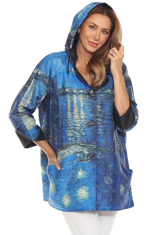 Starry Night Raincoat