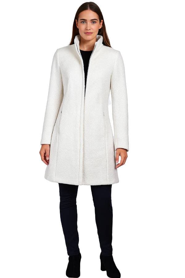 Italian Wool SB Coat Ivory -  - Main product view