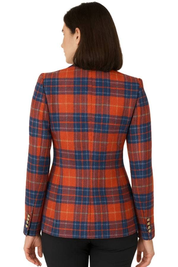 Tartan Wool Blazer