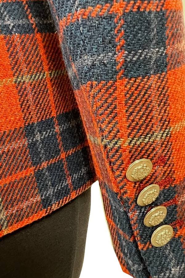 Catalina Tartan Wool Blazer -  - View 3 of 5