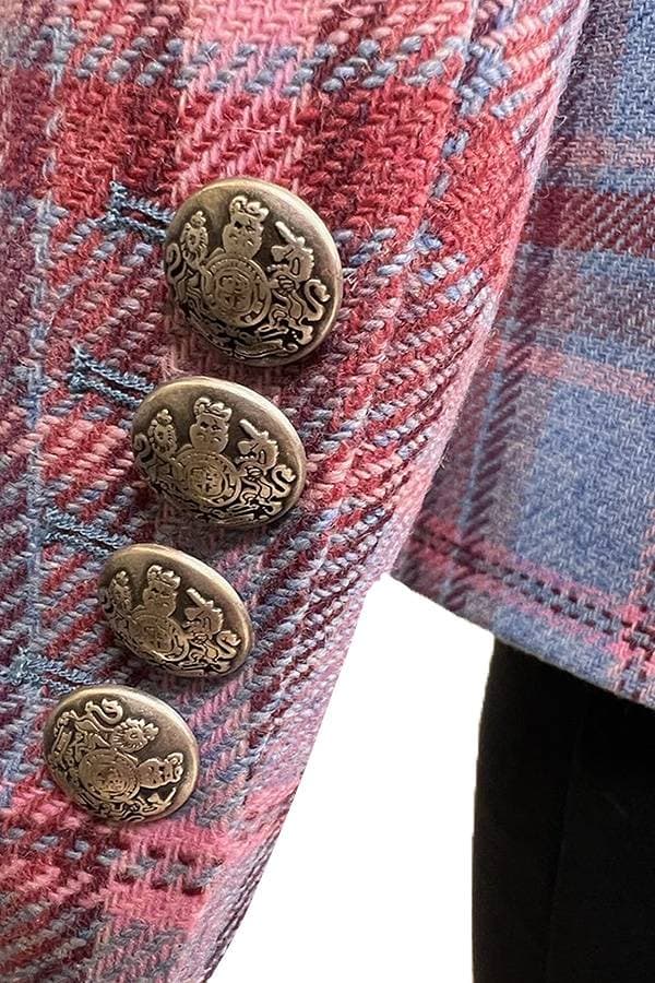 Marisol Wool Plaid Jacket -  - View 4 of 4