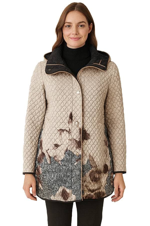 Quilted Reversible Coat -  - Main product view