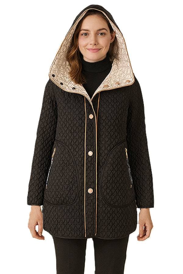 Yellow Quilted Reversible Coat - $865.00 - View 6 of 6