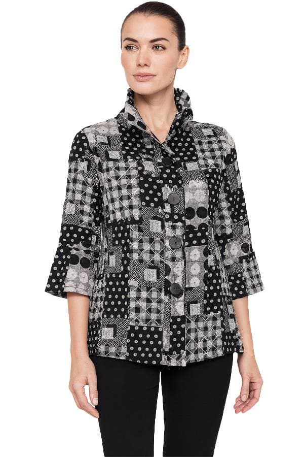 Multi Dotted Print Shacket -  - Main product view