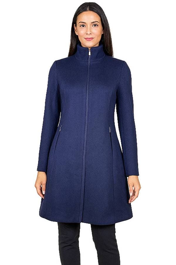 Italian Wool SB Coat Navy -  - Main product view