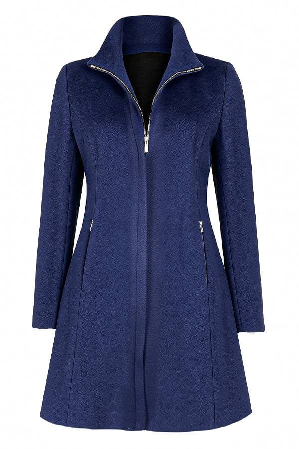 Italian Wool SB Coat Navy -  - View 4 of 4