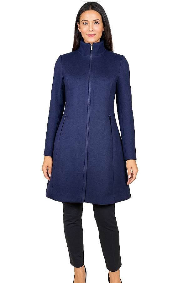 Italian Wool SB Coat Navy -  - Main product view