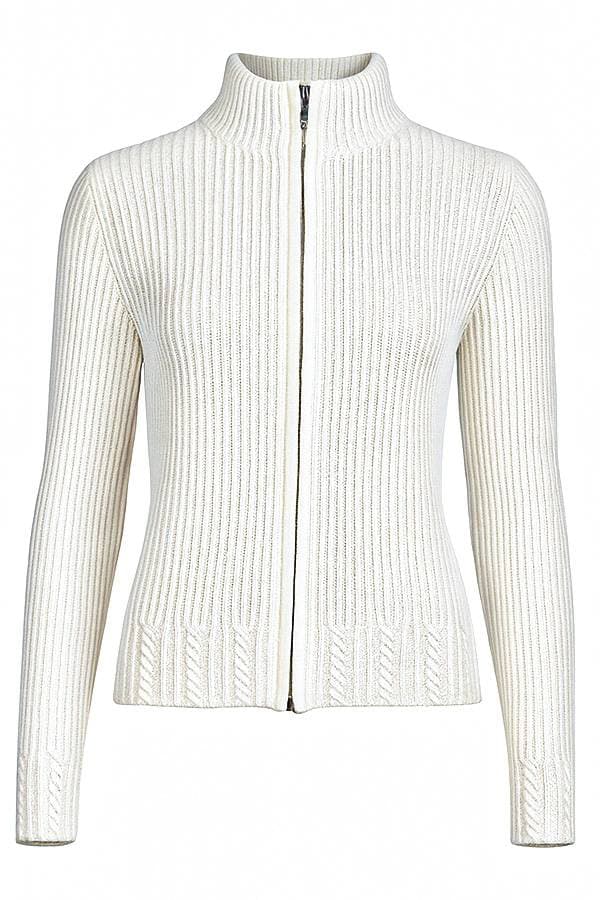 Kinross Cashmere Ribbed Mock Sweater