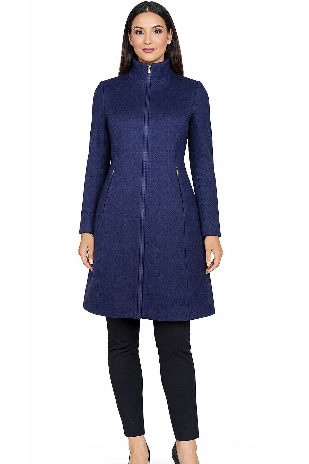 Italian Wool SB Coat Navy -  - Main product view