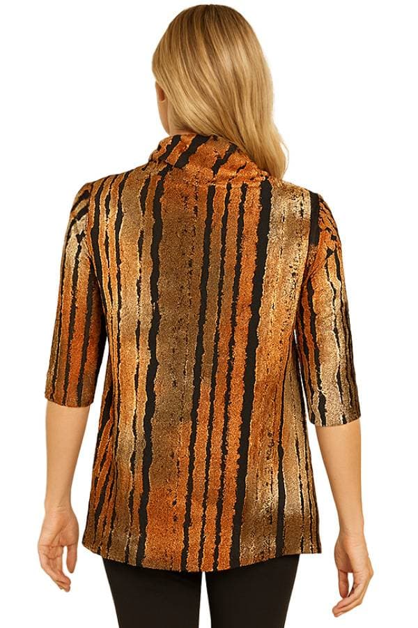 Orange Burnout Tunic -  - Alternative view 2