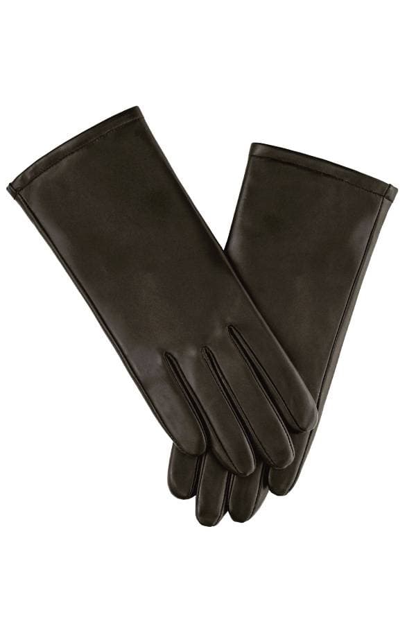 Brown Leather Gloves -  - Main product view