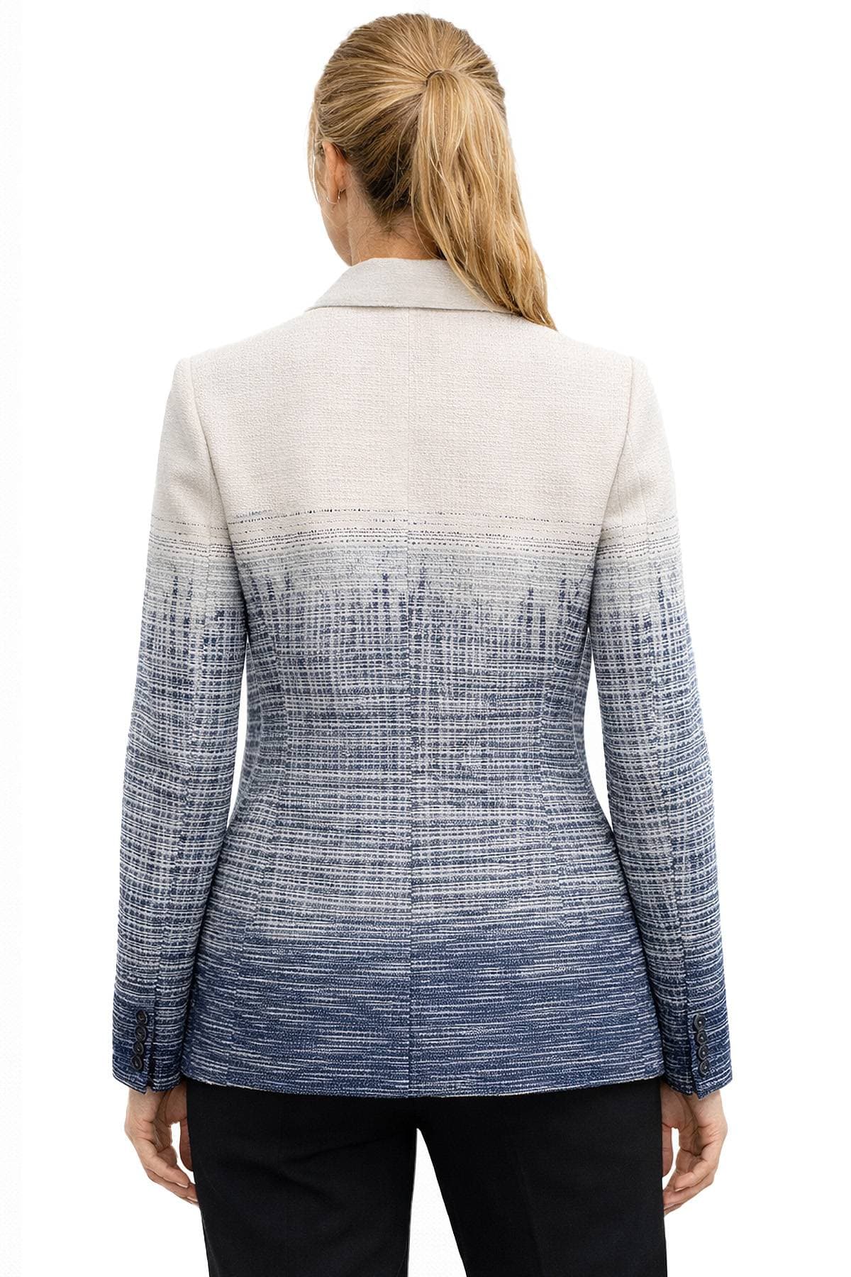 Textured Ombre Blazer