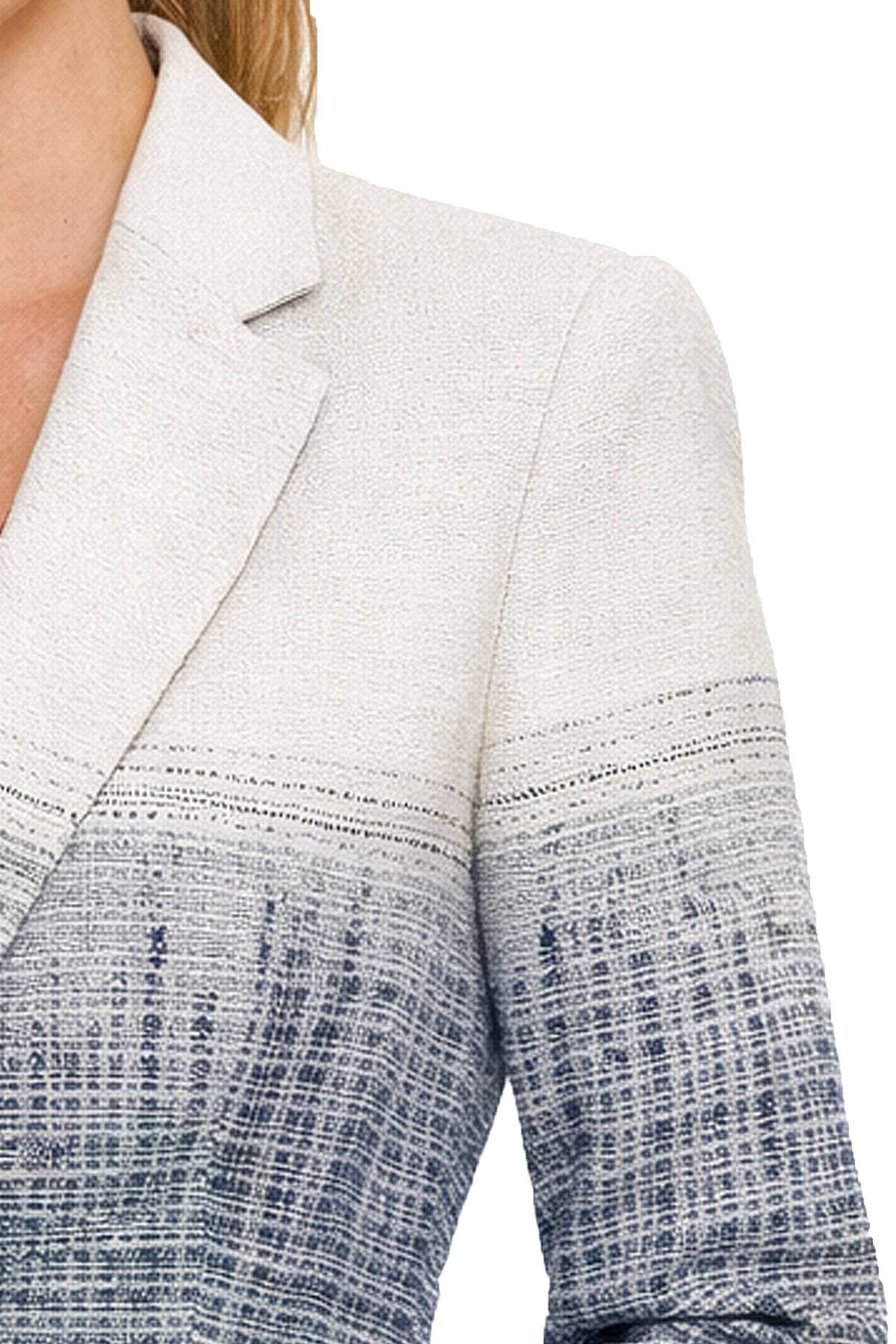 Textured Ombre Blazer