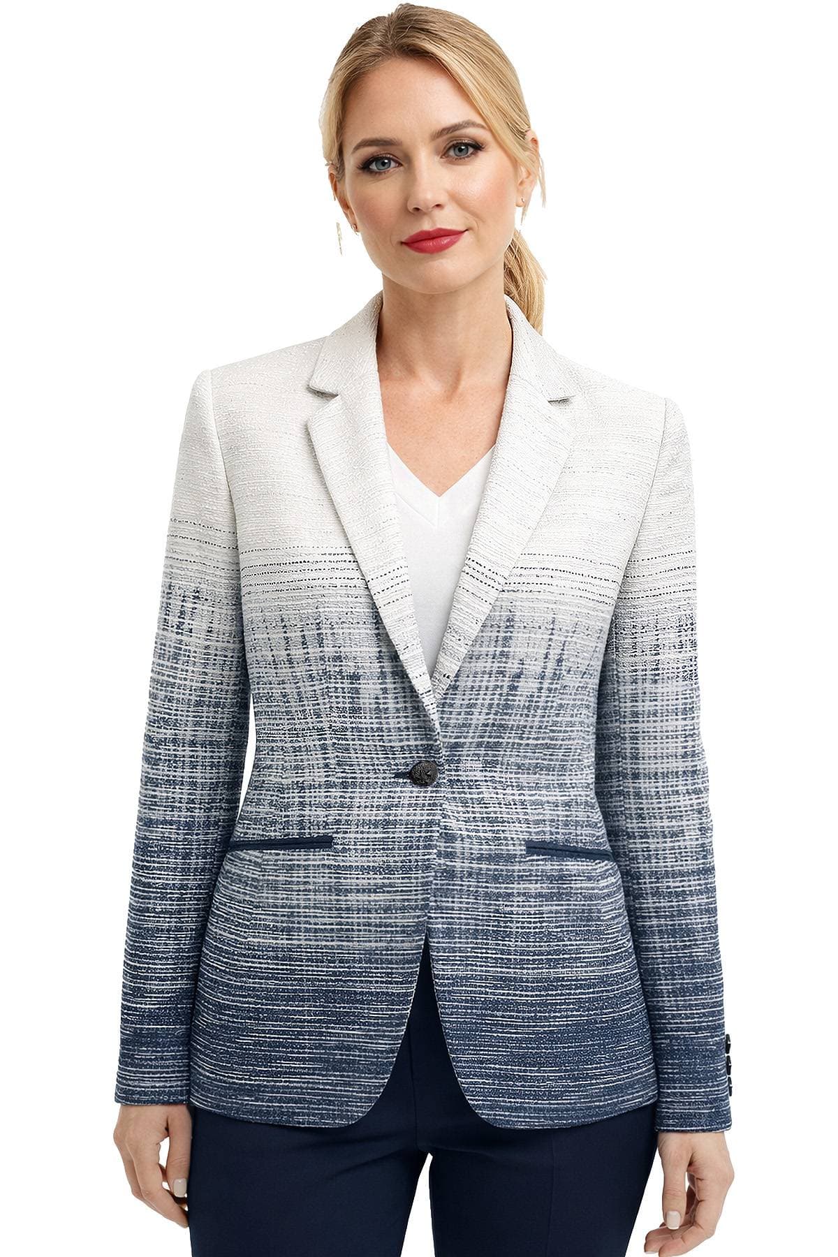 Textured Ombre Blazer