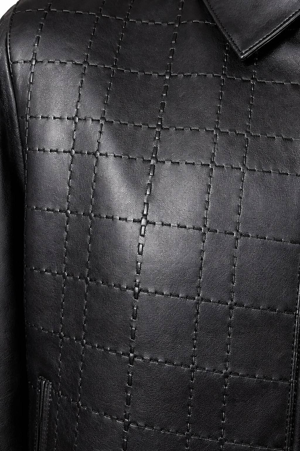 Torras Black Leather Jacket | Men's - 1675.0000 - Alternative view 4