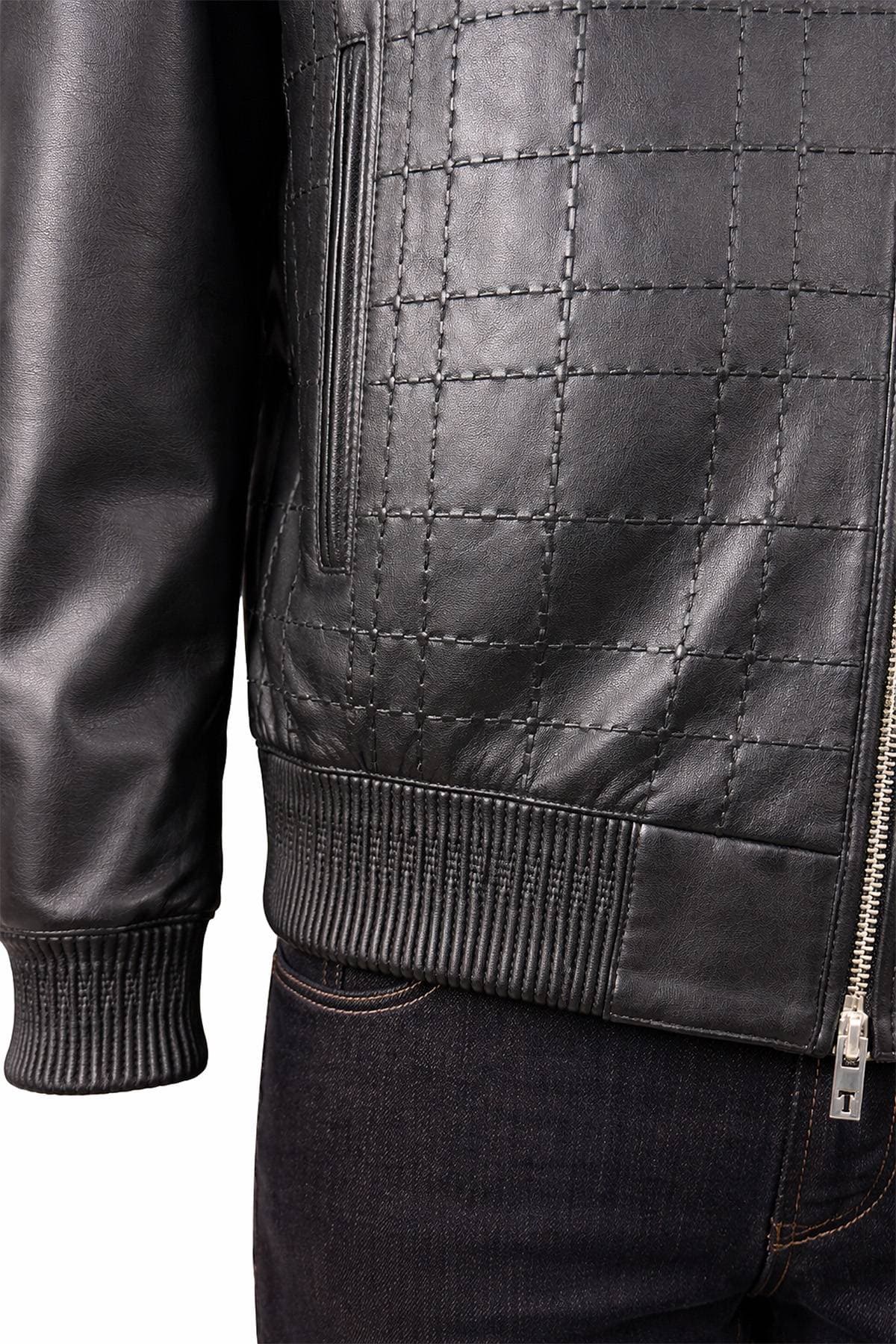 Torras Black Leather Jacket | Men's - $1,675.00 – $1,985.00 - View 8 of 8